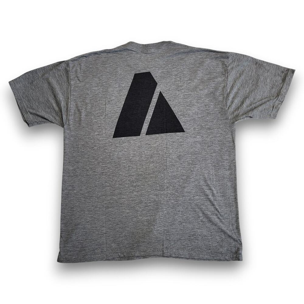US Army APFU Gray PT Shirt Large AKWA-TEK Reflective Military Training Tee - Picture 2 of 6